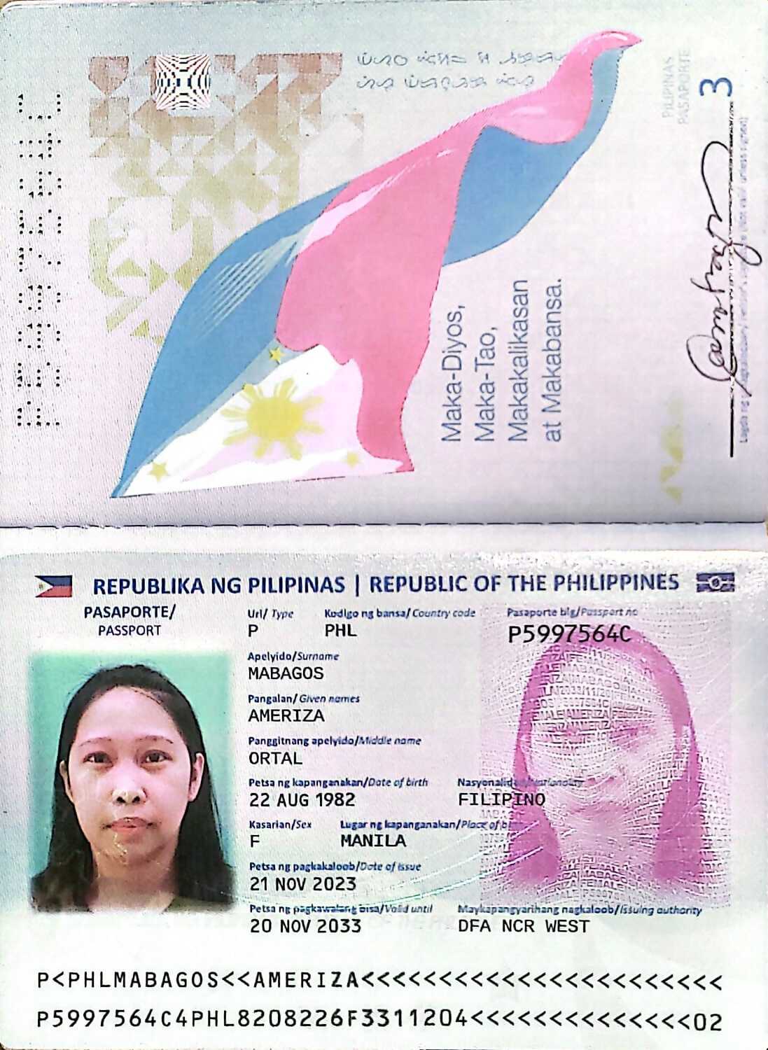 MABAGOS AMERIZA ORTAL